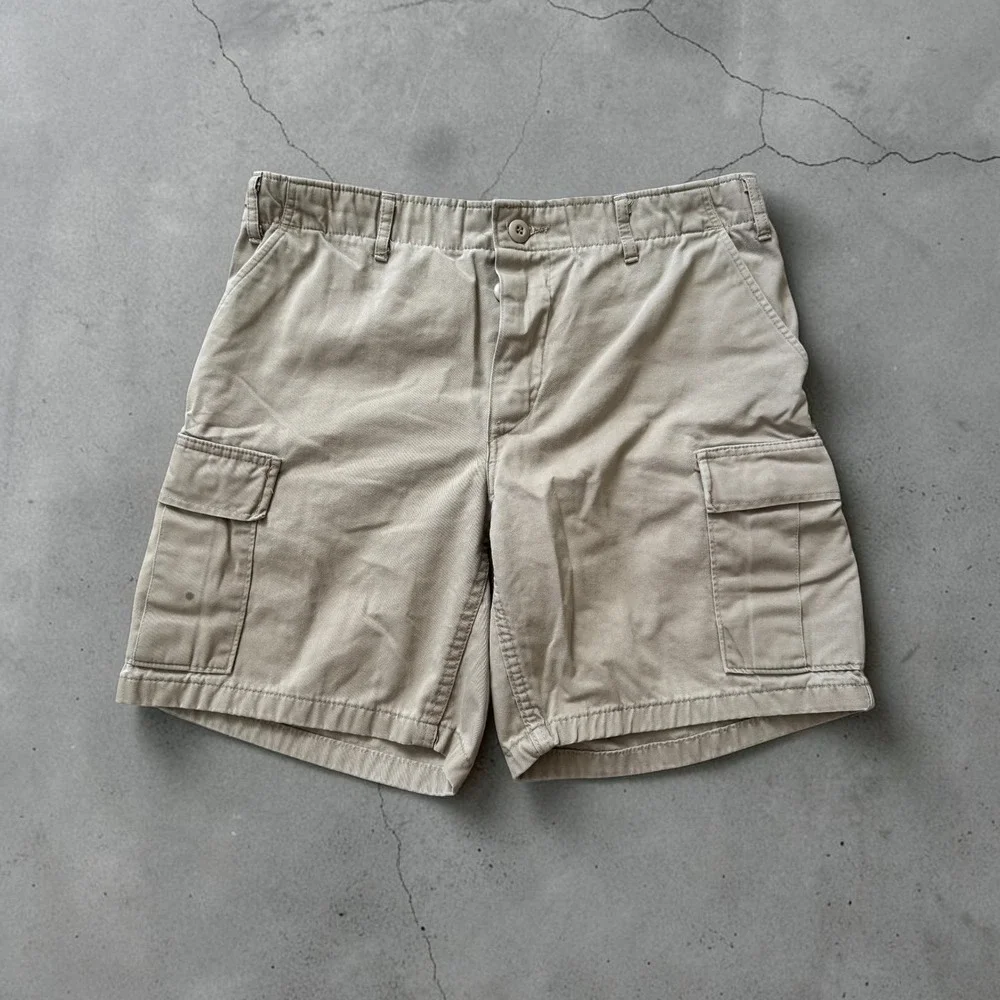 TRU-SPEC Cargo Shorts Medium khaki Tactical Utility Pockets Military Hiking